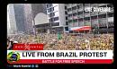 Brazilians protest against Nazi-style mass censorship